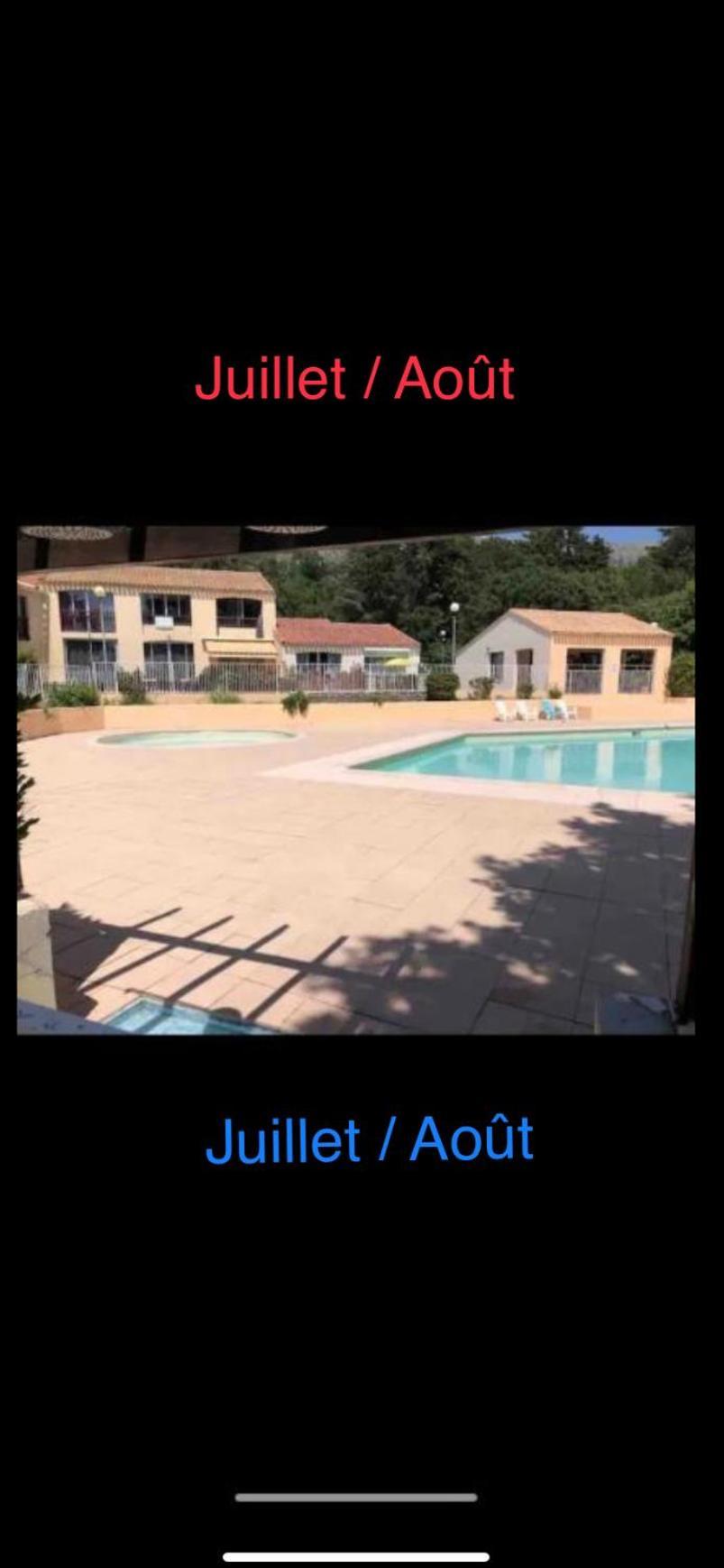 Maisonnette Dans Belle Residence Saint-Vallier-de-Thiey Exteriör bild